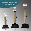  Когтеточка-столбик 103 см черная – прочная и стильная для вашей кошки